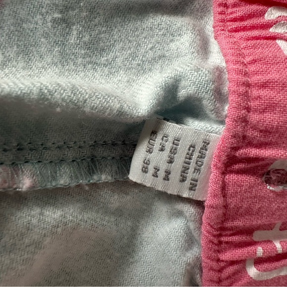 PJ Salvage Blue Pajama Top with Heart Mugs and Lips - Picture 7 of 7